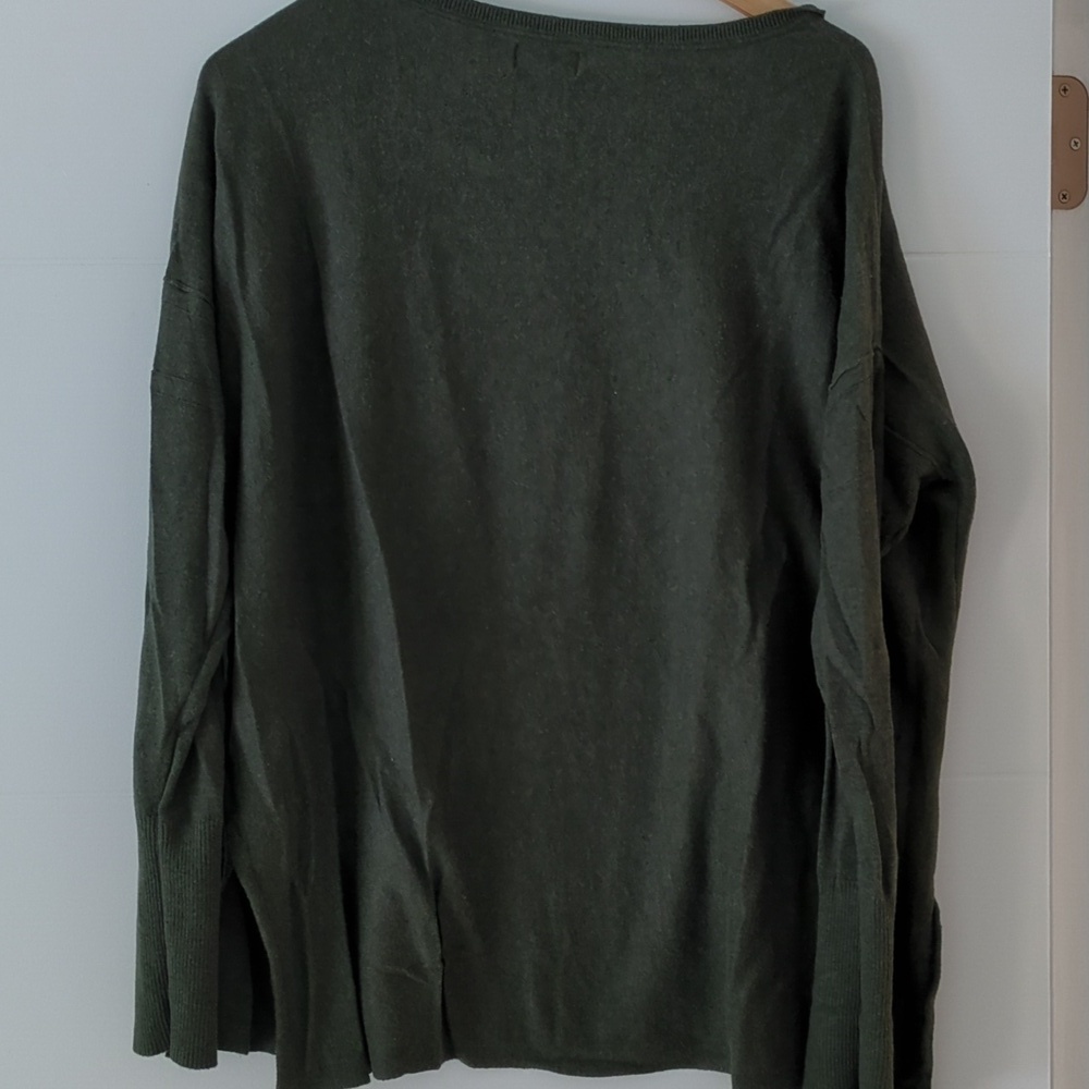 Old Navy Blue & Green Two Lightweight Sweaters Bundle Fall Casual Relaxed Fit XL - Picture 4 of 7